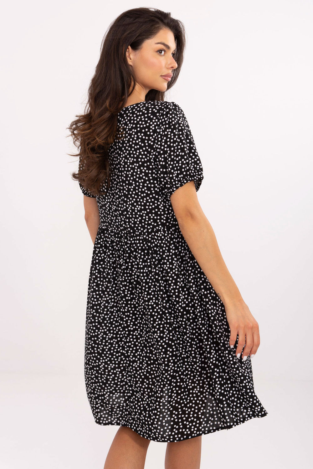 Sukienka Model D73771M30466A Black/White - Sublevel - obrazek 3