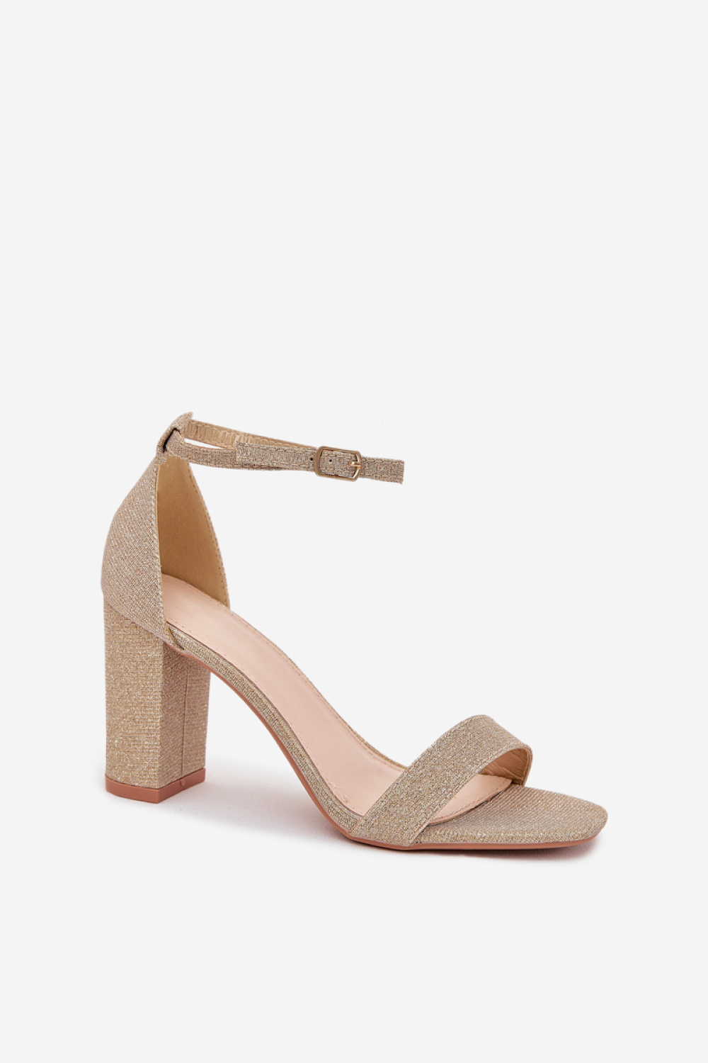Sandały Model Kavina 1-215 Gold - Step in style - obrazek 2