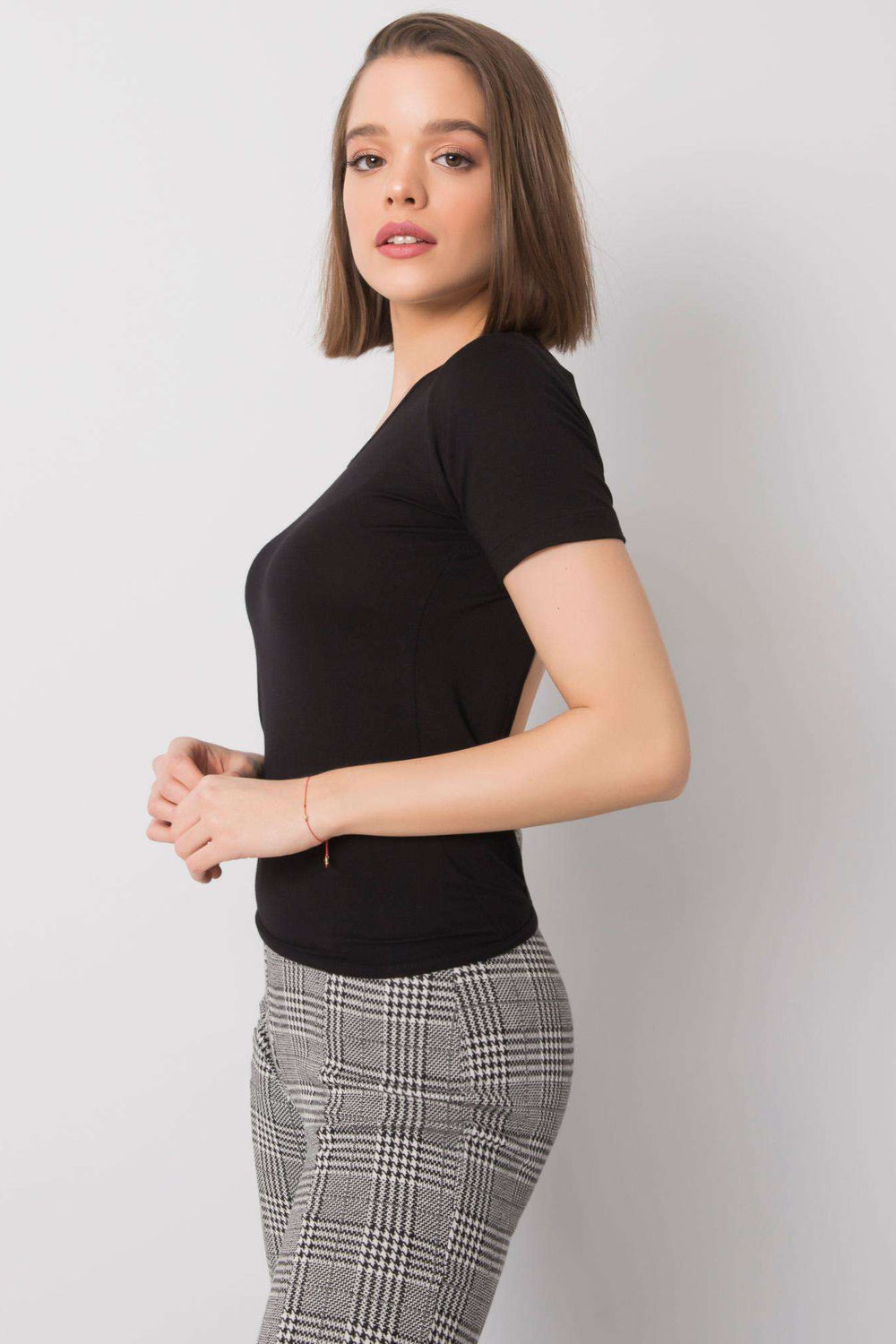 Bluzka Model 95-BZ-639012.28P Black - Rue Paris - obrazek 2