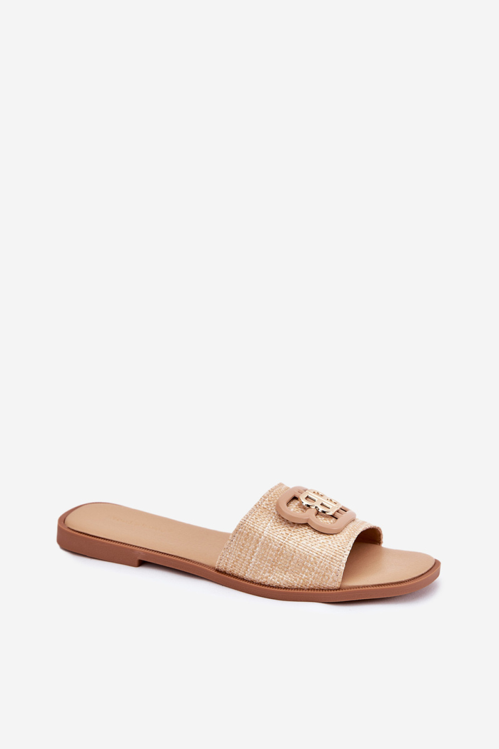 Sandał Klapki Model Nenitta 5257 Beige - Step in style - obrazek 2