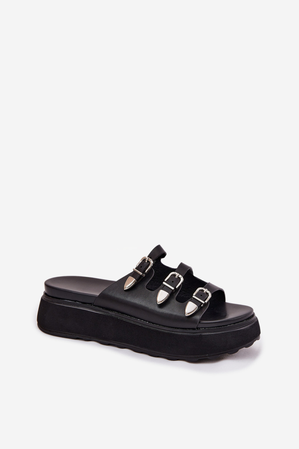 Sandał Klapki Model Nimiotte H-11 Black - Step in style - obrazek 2