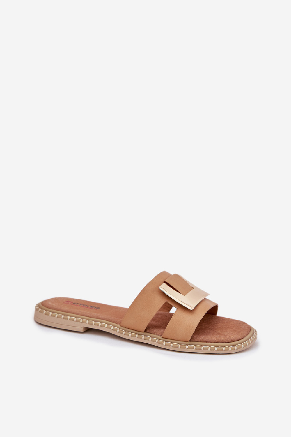 Sandał Klapki Model Artiker 56C1335 Beige - Step in style - obrazek 2