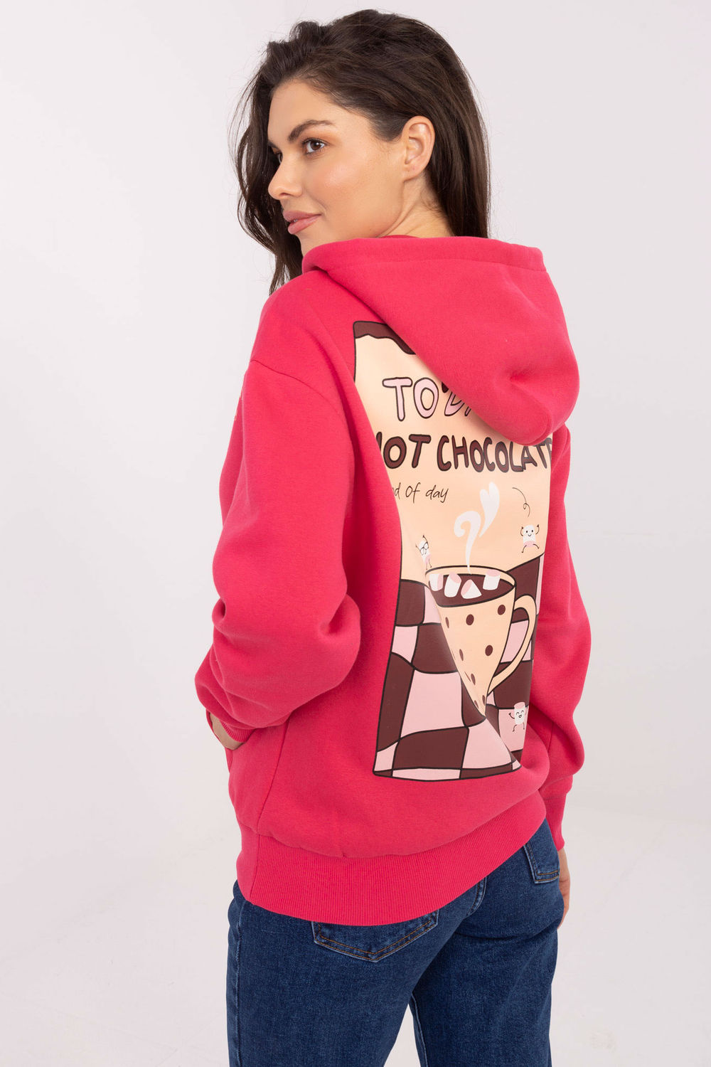 Bluza Damska Model D10608BC02654E Fuksja - Sublevel - obrazek 3