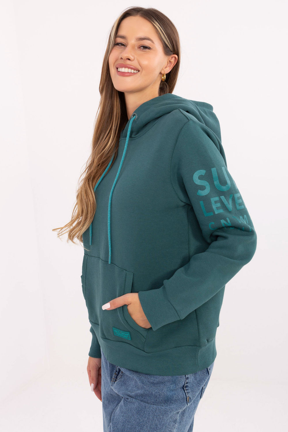 Bluza Damska Model D10600BI02690A7NO Morski - Sublevel - obrazek 2