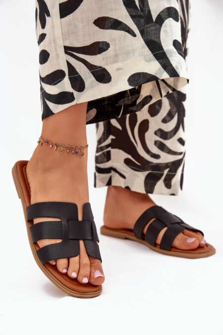 Sandał Klapki Model Mirona WD298 Black - Step in style