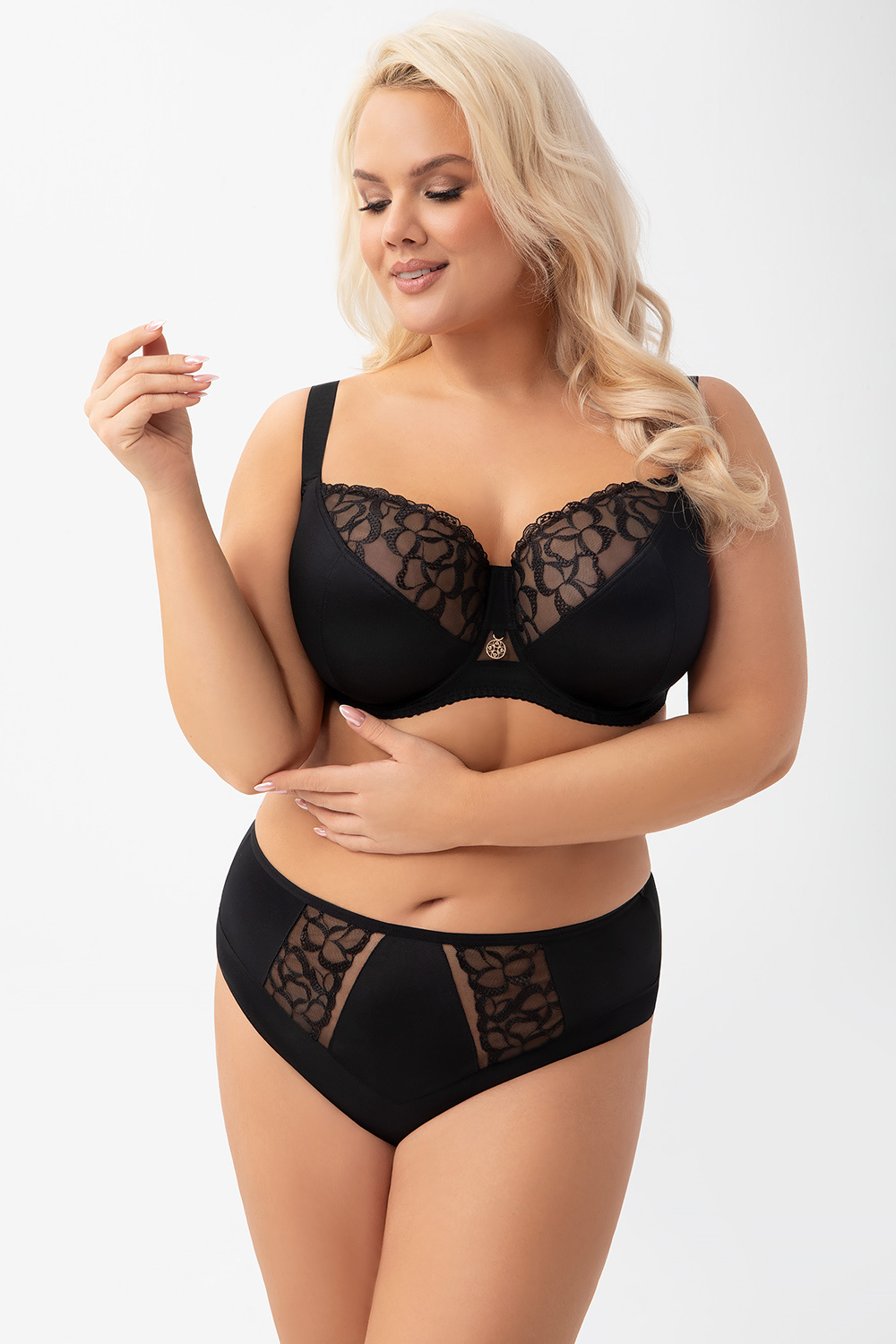 Biustonosz Soft Model Isla K934 Black - Gorsenia Lingerie - obrazek 2
