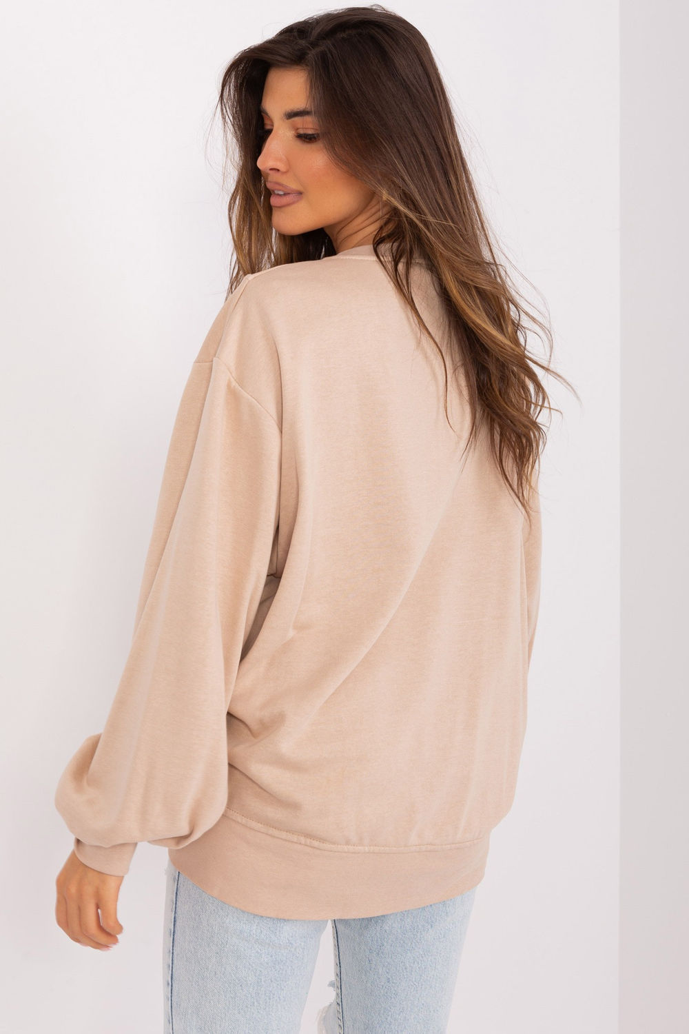 Bluza Damska Model EM-BL-716.14 Beige - Ex Moda - obrazek 3