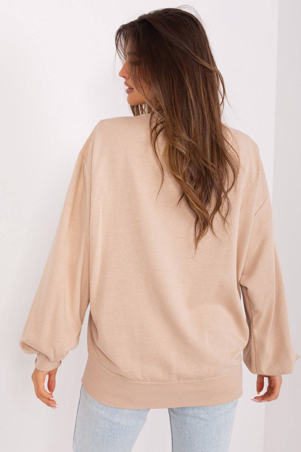 Bluza Damska Model EM-BL-716.14 Beige - Ex Moda - obrazek 4