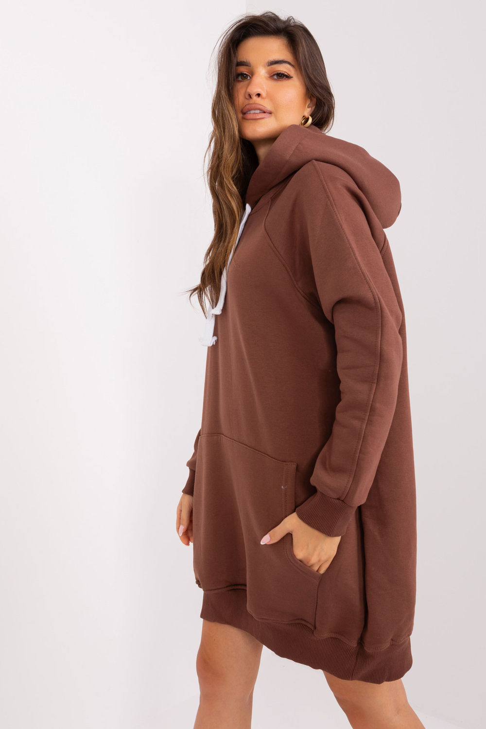 Bluza Damska Model EM-BL-704.99P Brown - Ex Moda - obrazek 2