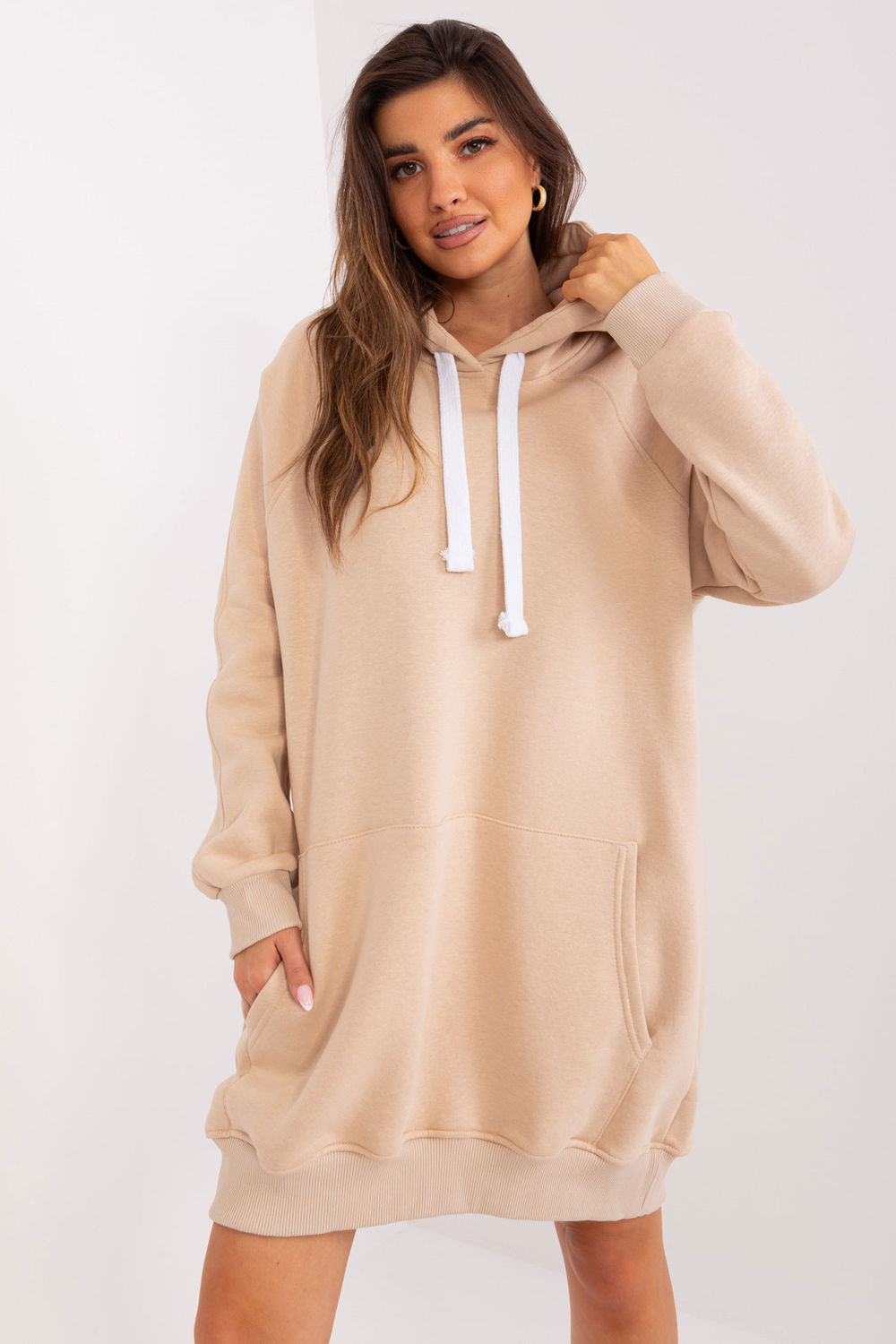 Bluza Damska Model EM-BL-704.99P Beige - Ex Moda