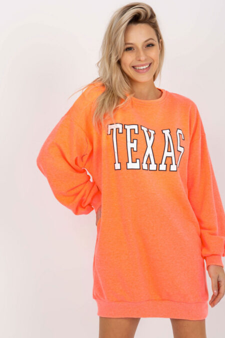 Bluza Damska Model EM-BL-U719.82P Fluo Orange - Ex Moda