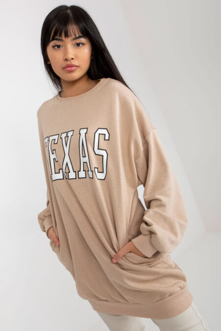 Bluza Damska Model EM-BL-U719.82P Beige - Ex Moda