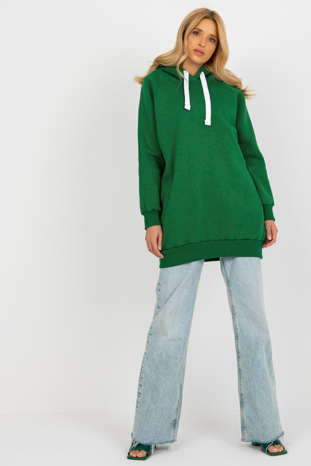 Bluza Damska Model EM-BL-695.25X Dark Green - Ex Moda - obrazek 2