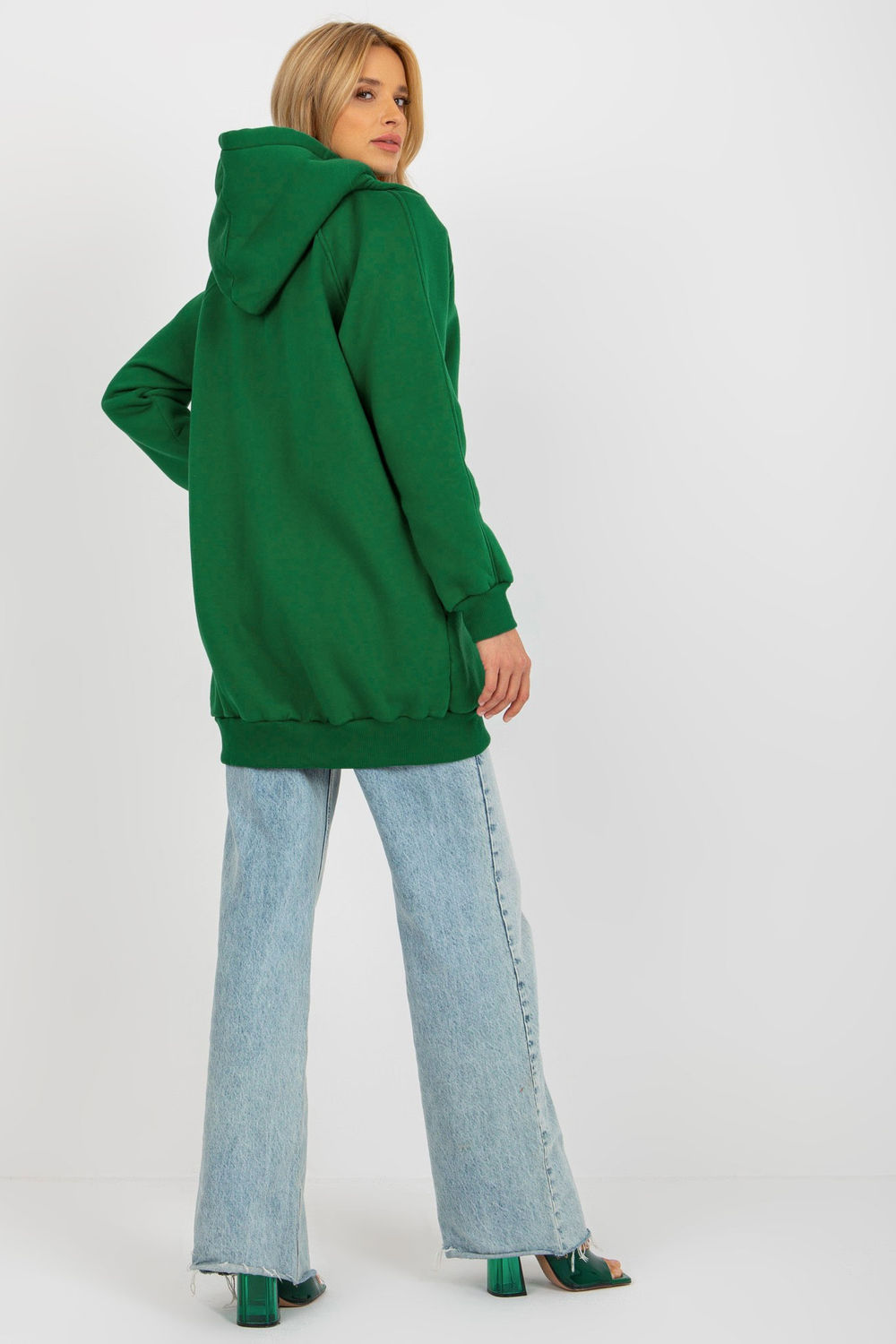 Bluza Damska Model EM-BL-695.25X Dark Green - Ex Moda - obrazek 3