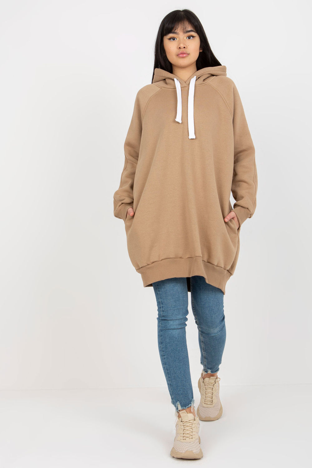 Bluza Damska Model EM-BL-695.25X Dark Beige - Ex Moda