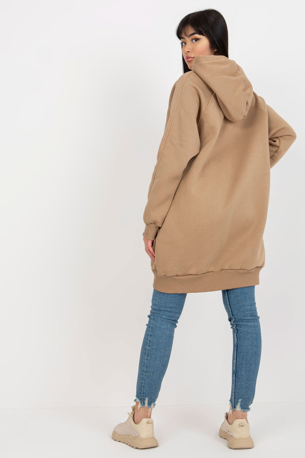 Bluza Damska Model EM-BL-695.25X Dark Beige - Ex Moda - obrazek 3