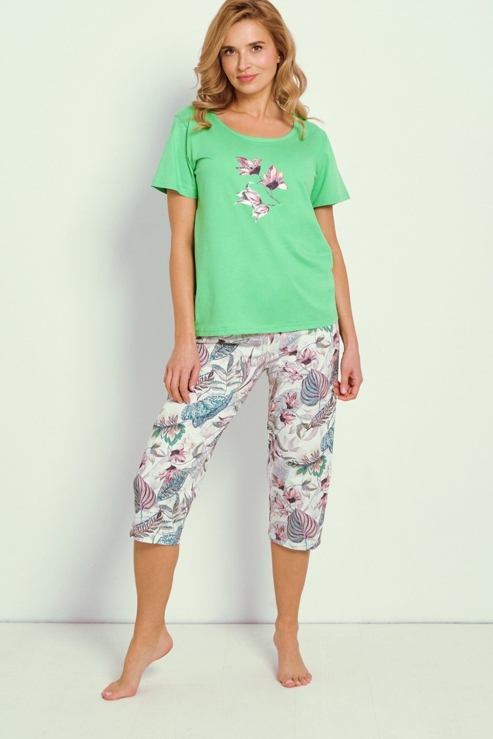 Piżama Damska Model Lia 3344 Green - Taro - obrazek 2