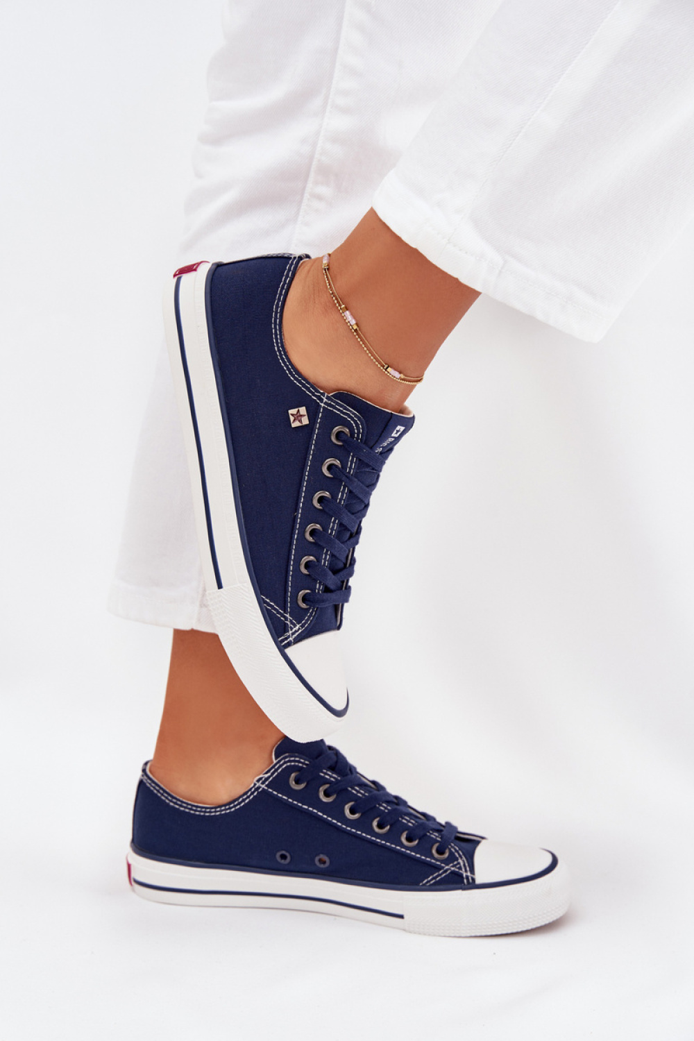 Trampki Model Big Star DD274A235 Navy - Step in style - obrazek 3