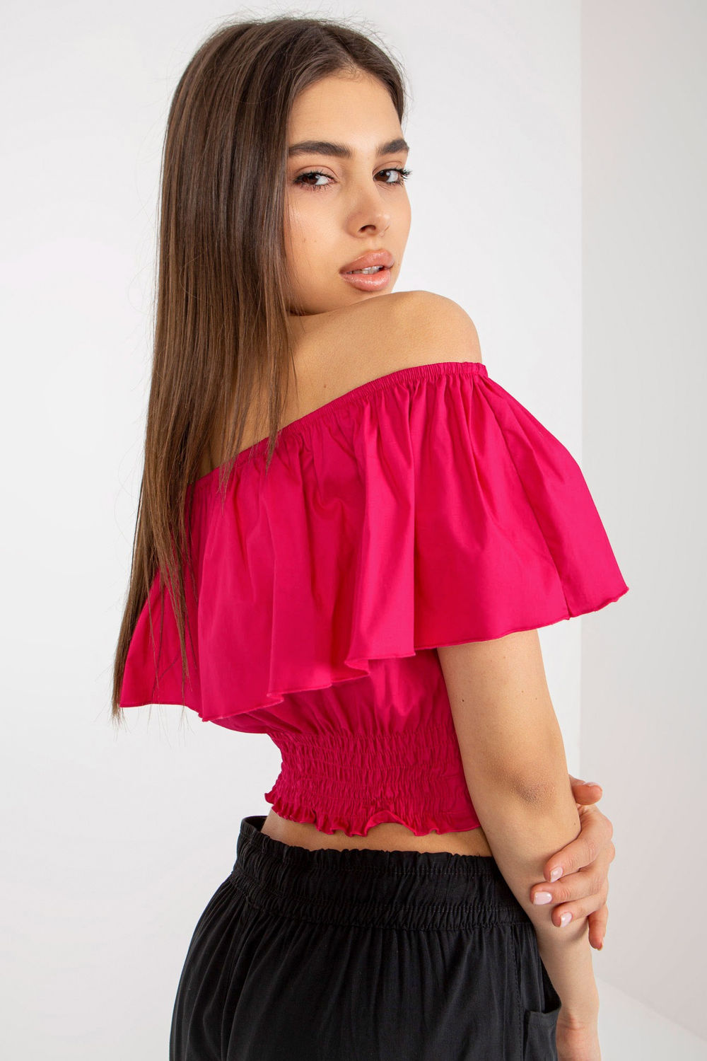 Bluzka Model LK-TP-508609.37 Fuksja - Lakerta - obrazek 4