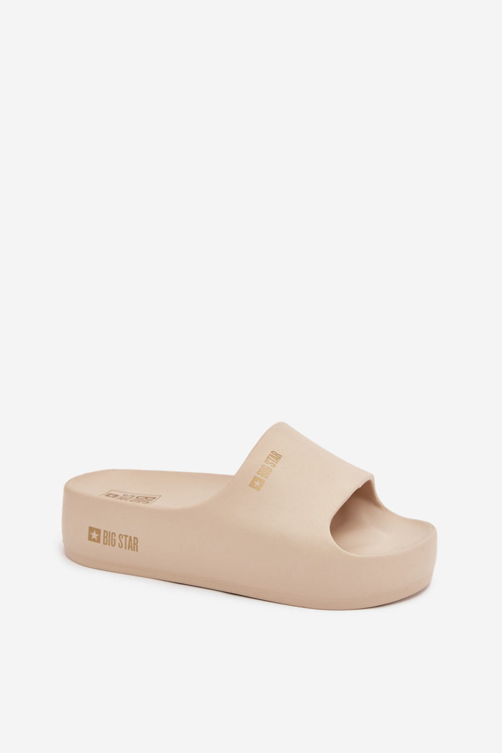 Sandał Klapki Model Big Star SS274722 Beige - Step in style - obrazek 2