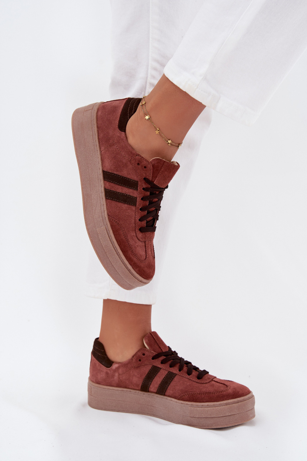 Buty Sportowe Model Zazoo N1068S2 Brown - Step in style - obrazek 3