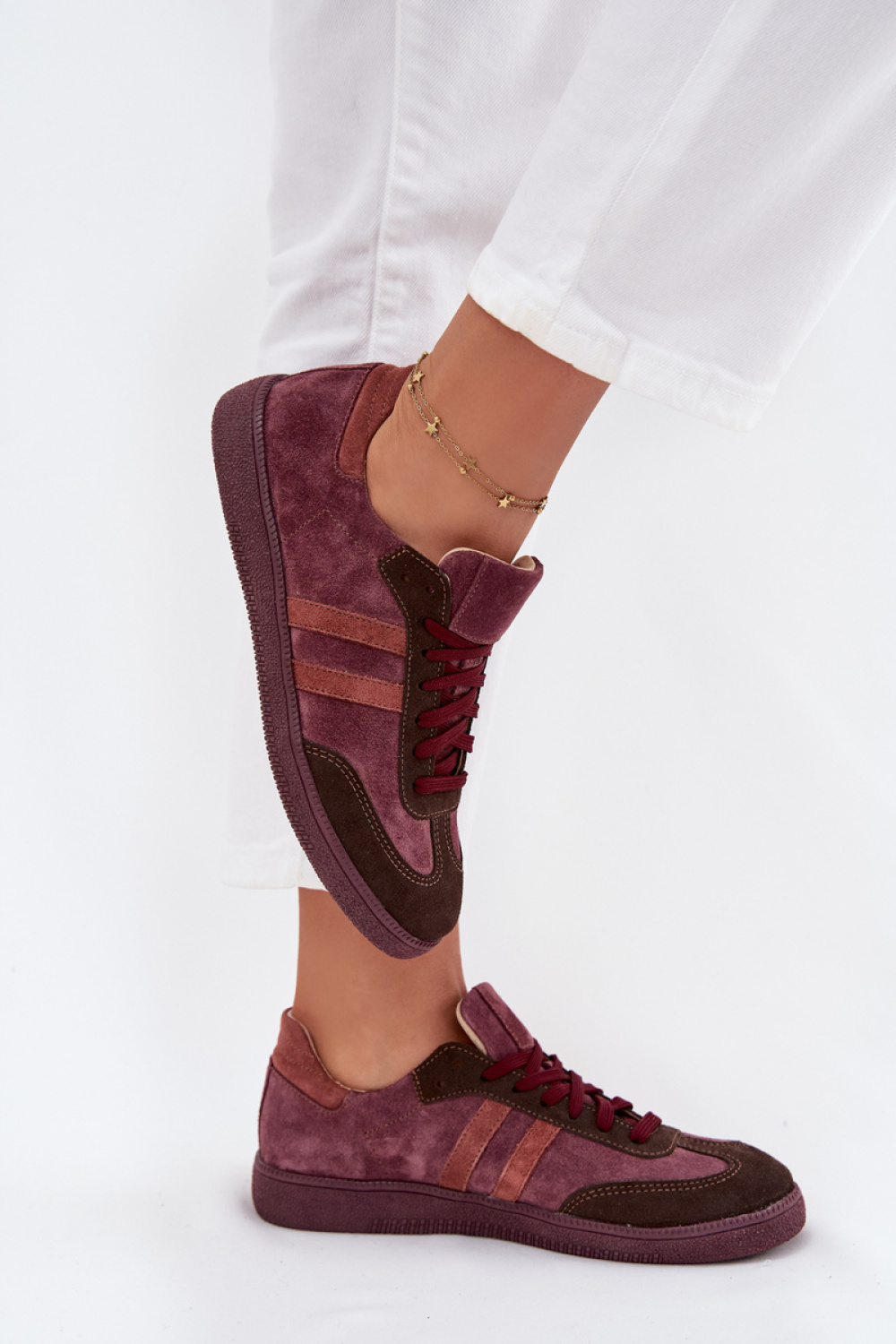 Buty Sportowe Model Zazoo N1068 Bordo - Step in style - obrazek 3