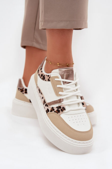 Buty Sportowe Model Big Star SS274357 Panterka White/Beige - Step in style