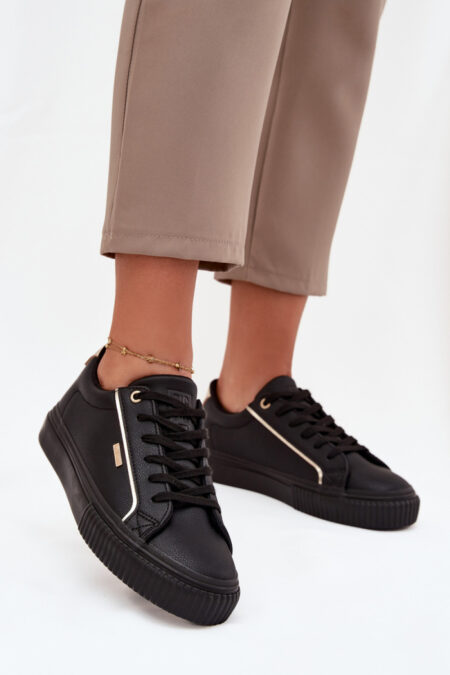 Buty Sportowe Model Big Star SS274025 Black/Gold - Step in style