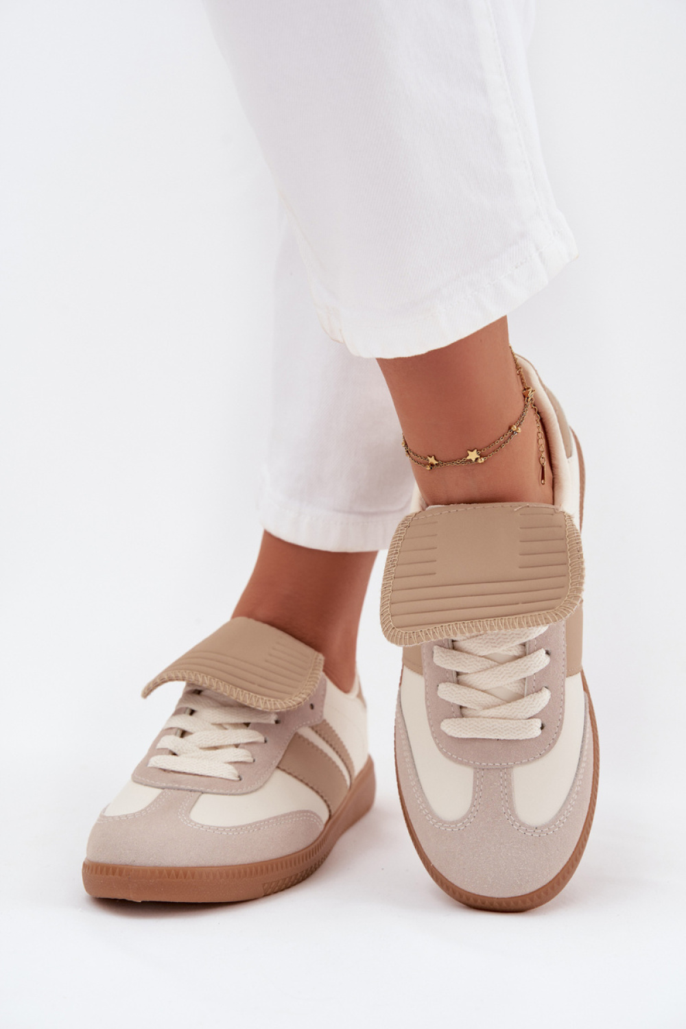 Buty Sportowe Model Ardira BL588P Beige - Step in style - obrazek 3