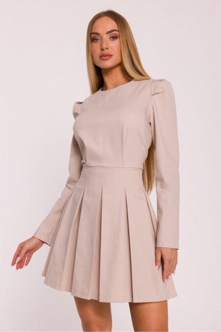 Sukienka Model MOE884 Beige - Moe