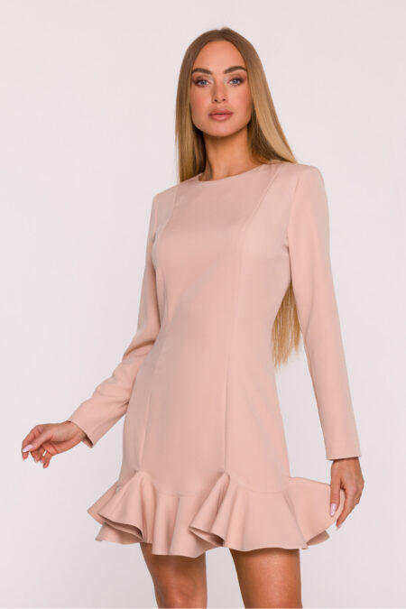 Sukienka Model MOE880 Beige - Moe