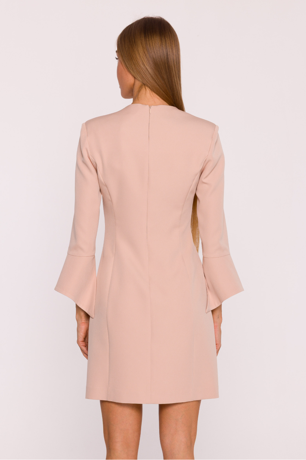 Sukienka Model MOE876 Beige - Moe - obrazek 3