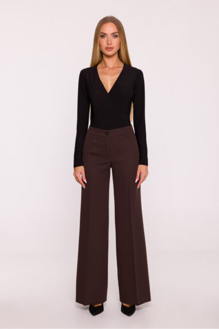 Spodnie Damskie Model MOE875 Brown - Moe