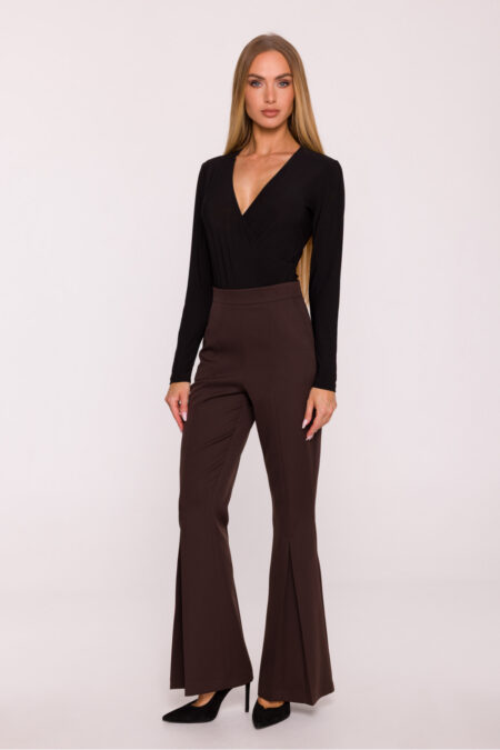 Spodnie Damskie Model MOE874 Brown - Moe