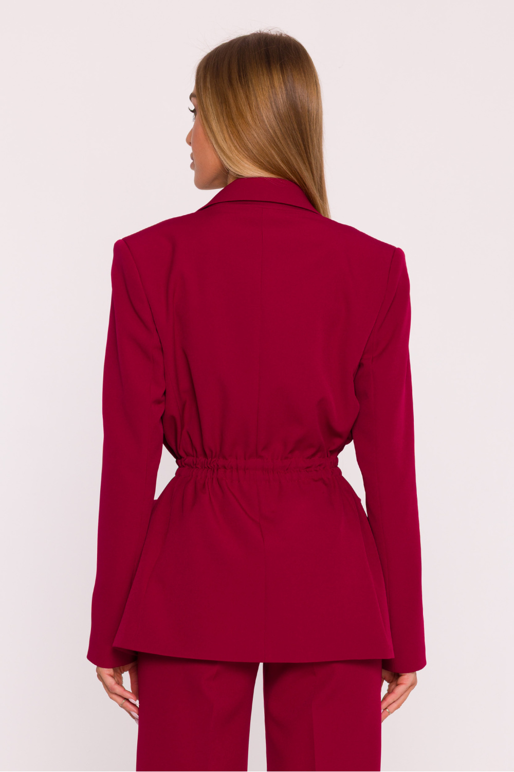 Marynarka Damska Model MOE873 Bordo - Moe - obrazek 3