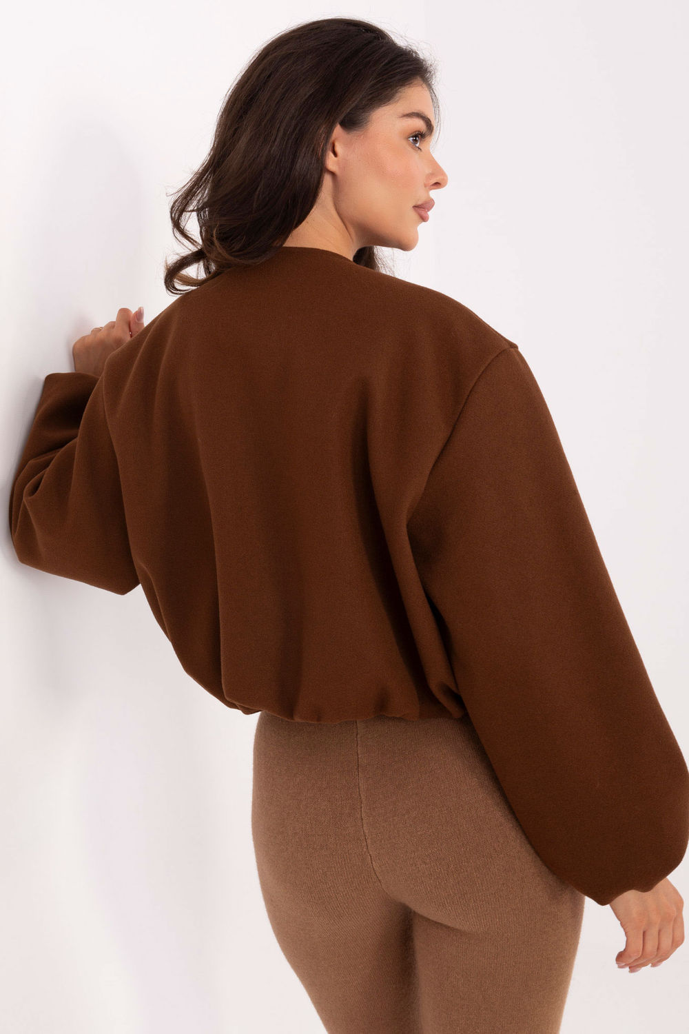 Kurtka Damska Model IT-KR-A8612.46 Brown - Rue Paris - obrazek 3