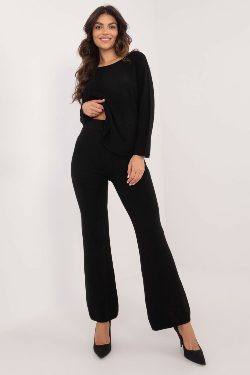 Spodnie Komplet Model IT-KMPL-2219.51 Black - Italy Moda - obrazek 3