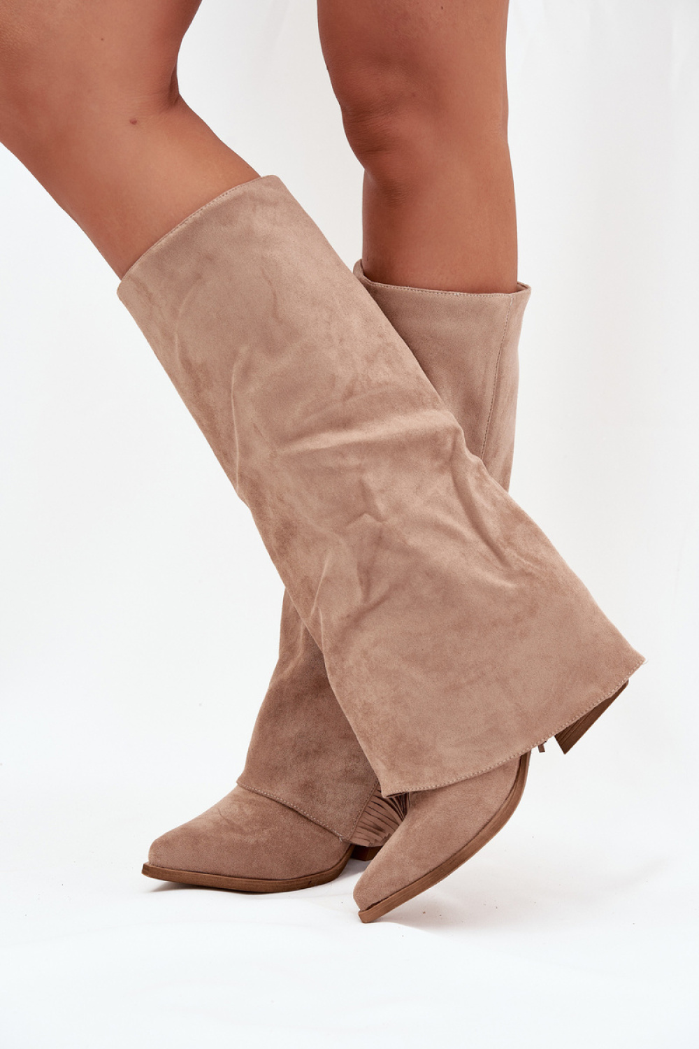 Kozaki Model Zalia LQ-162 Beige - Step in style