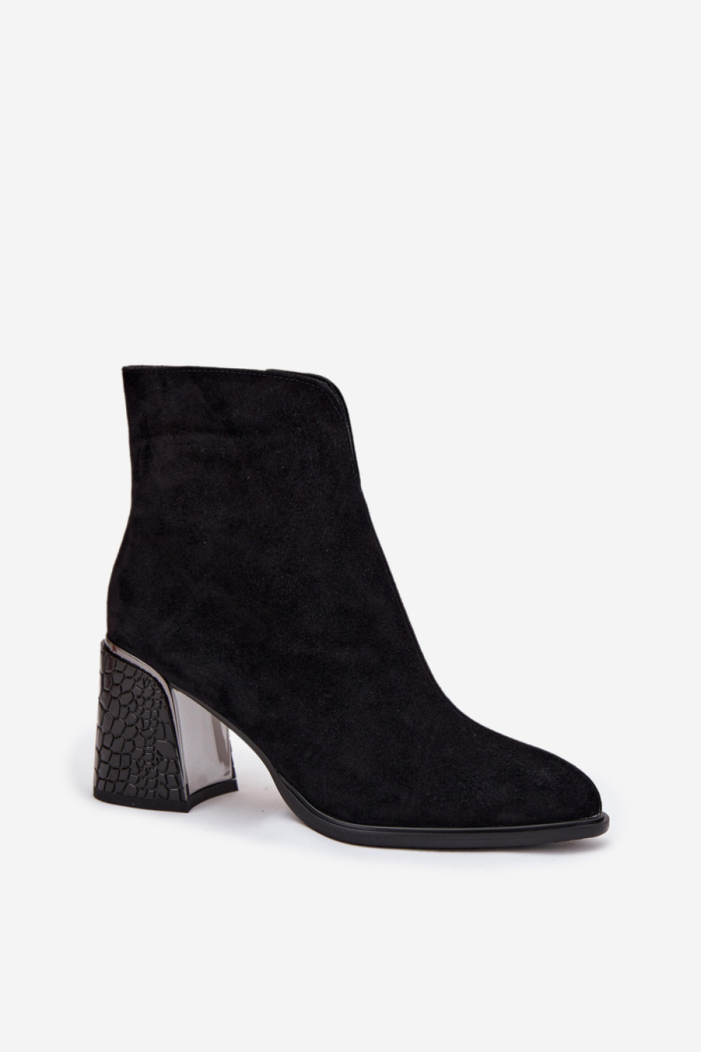 Botki Model Vinceza 66801 Black Zamsz - Step in style - obrazek 2