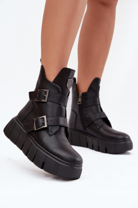 Botki Model Vinceza 66842 Black - Step in style