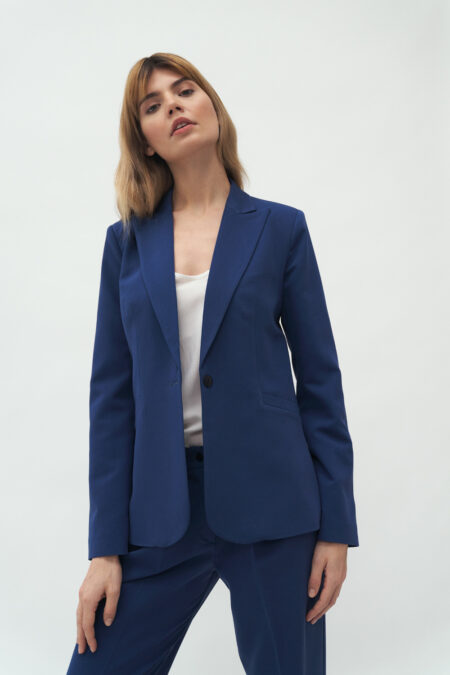 Klasyczny kobaltowy żakiet Z61 Cobalt - Nife
