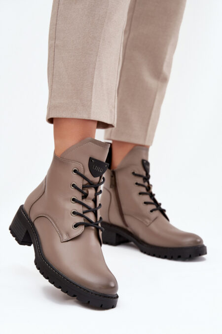 Botki Model Vinceza 58609 Grey - Step in style
