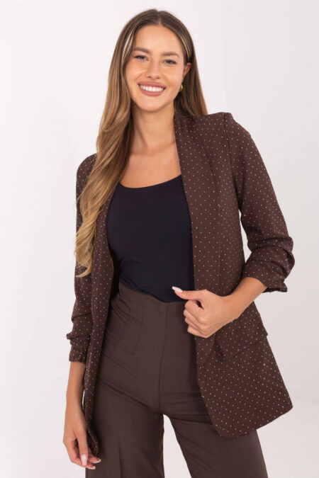 Marynarka Model IT-MA-7684.81 Brown - Italy Moda