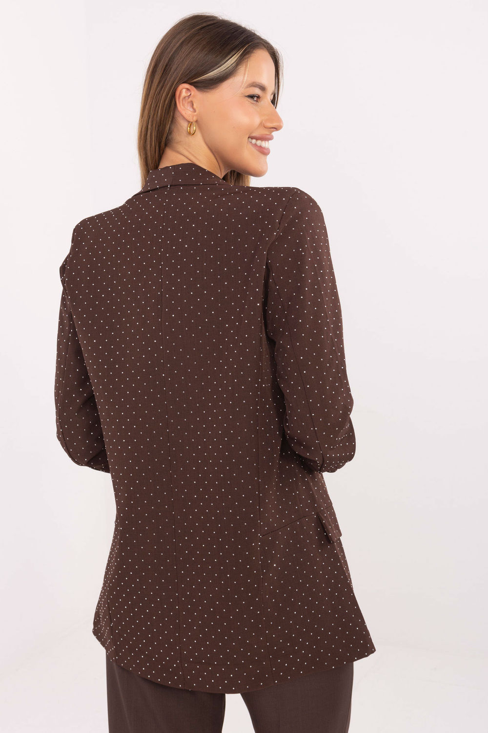 Marynarka Model IT-MA-7684.81 Brown - Italy Moda - obrazek 3