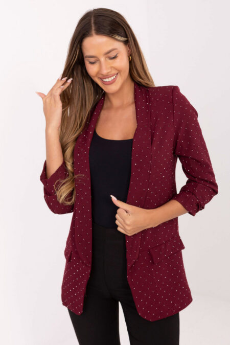 Marynarka Model IT-MA-7684.81 Bordo - Italy Moda