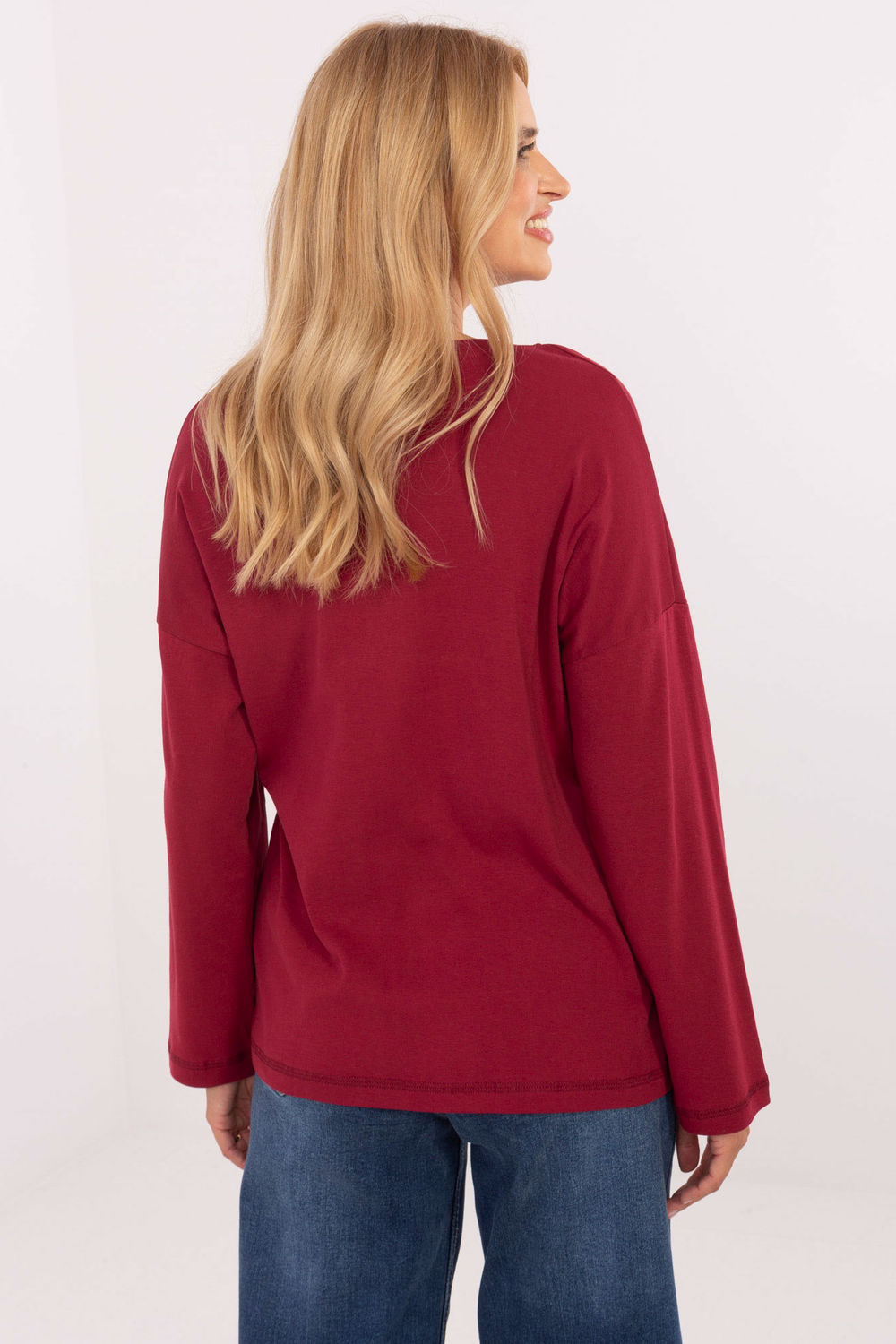 Bluzka Model RV-BZ-A852.51 Bordo - Relevance - obrazek 2