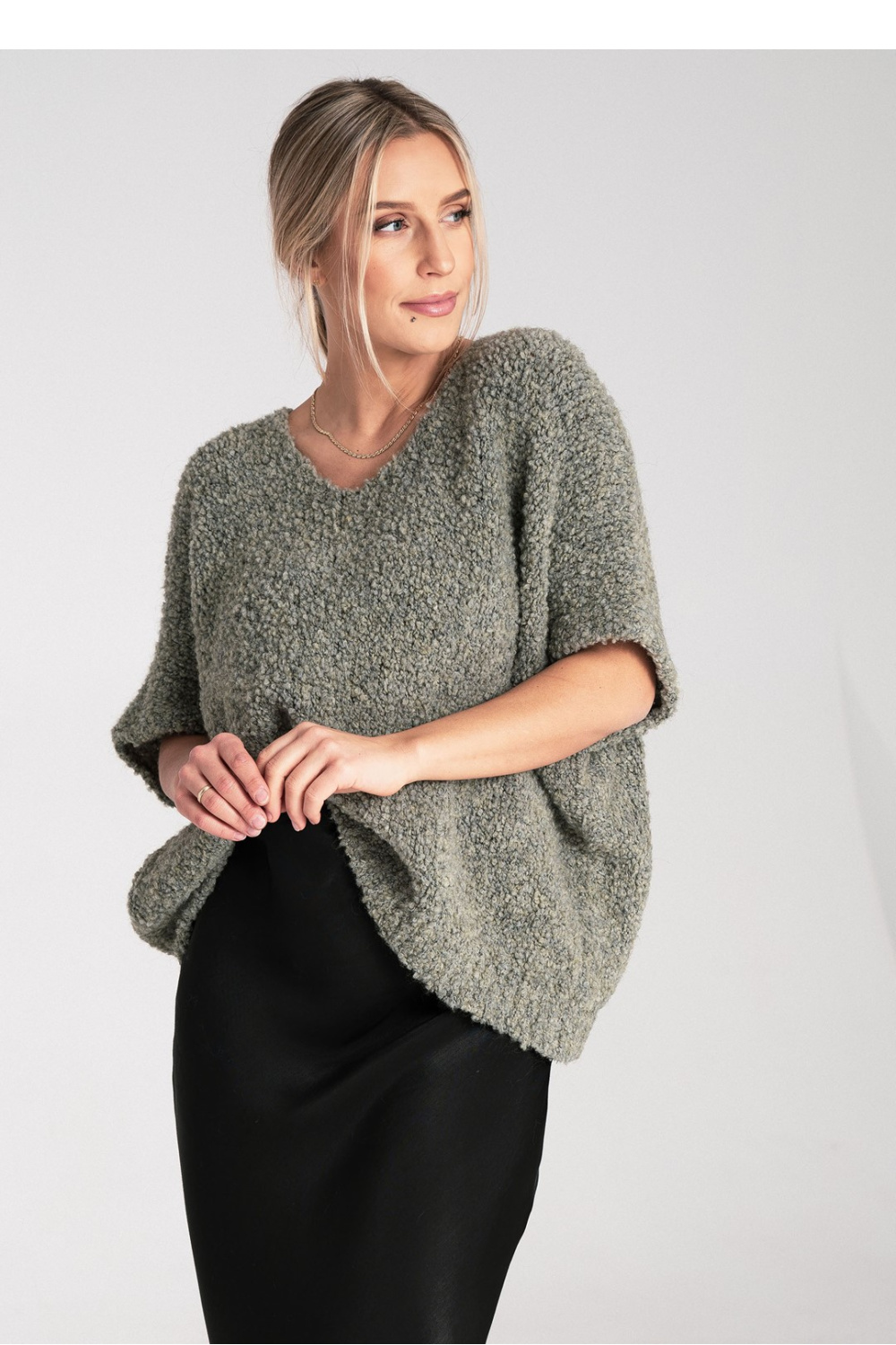 Sweter Damski Model M1109 Green - Figl - obrazek 4