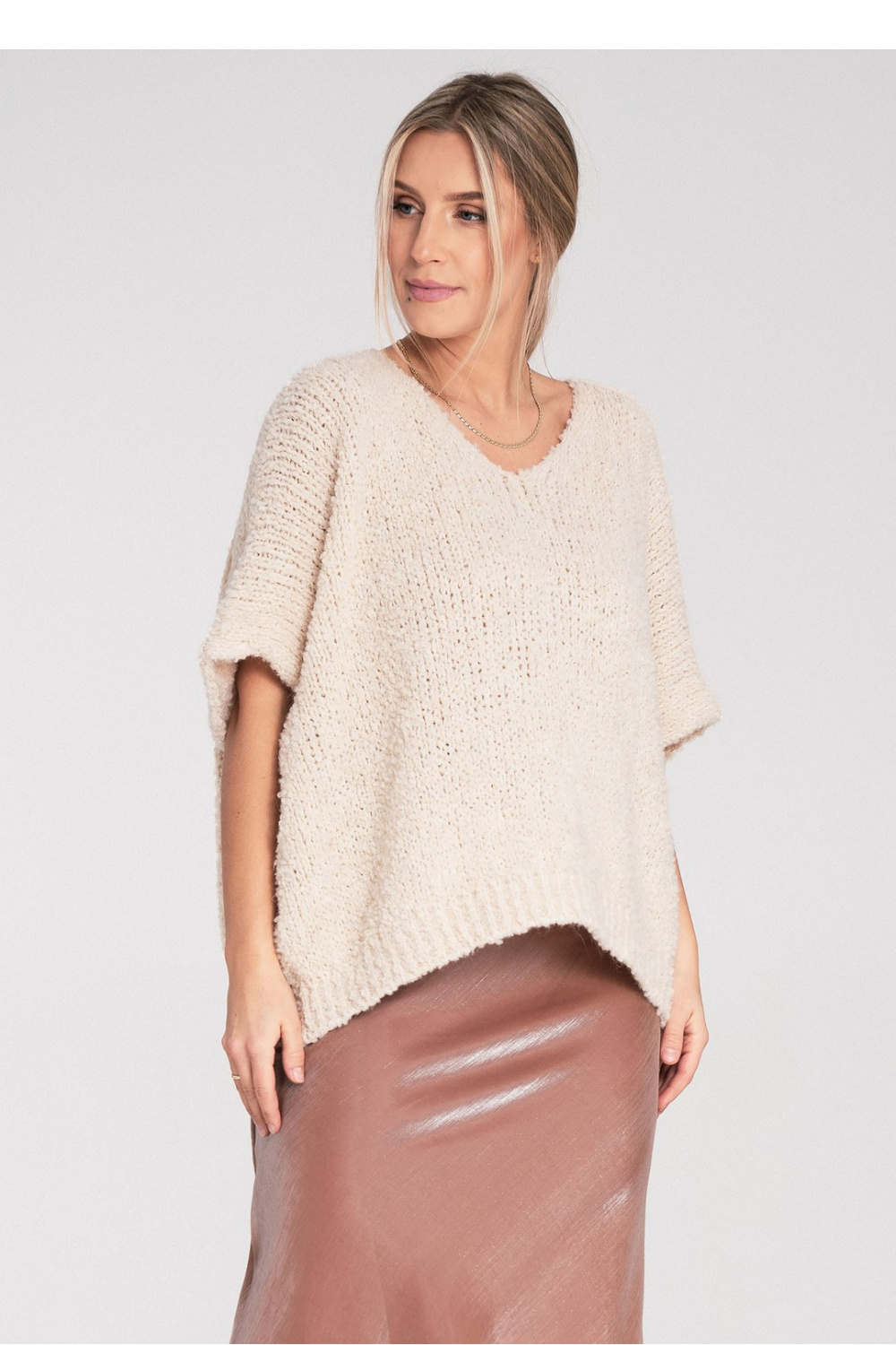 Sweter Damski Model M1109 Beige - Figl - obrazek 2