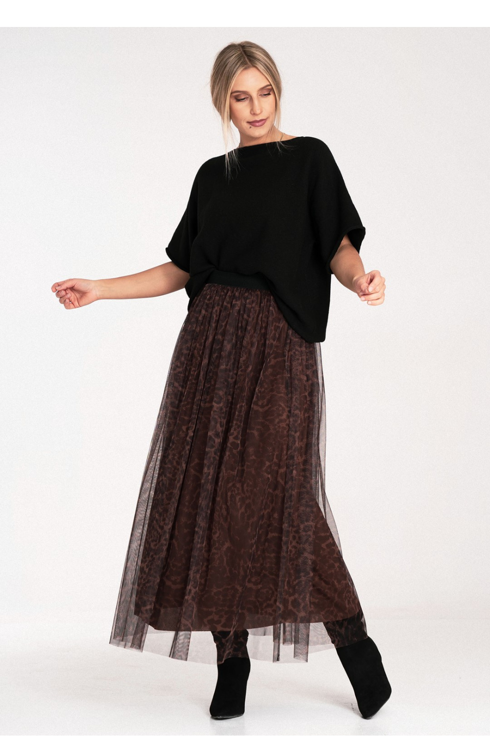 Sweter Damski Model M1102 Black - Figl - obrazek 2