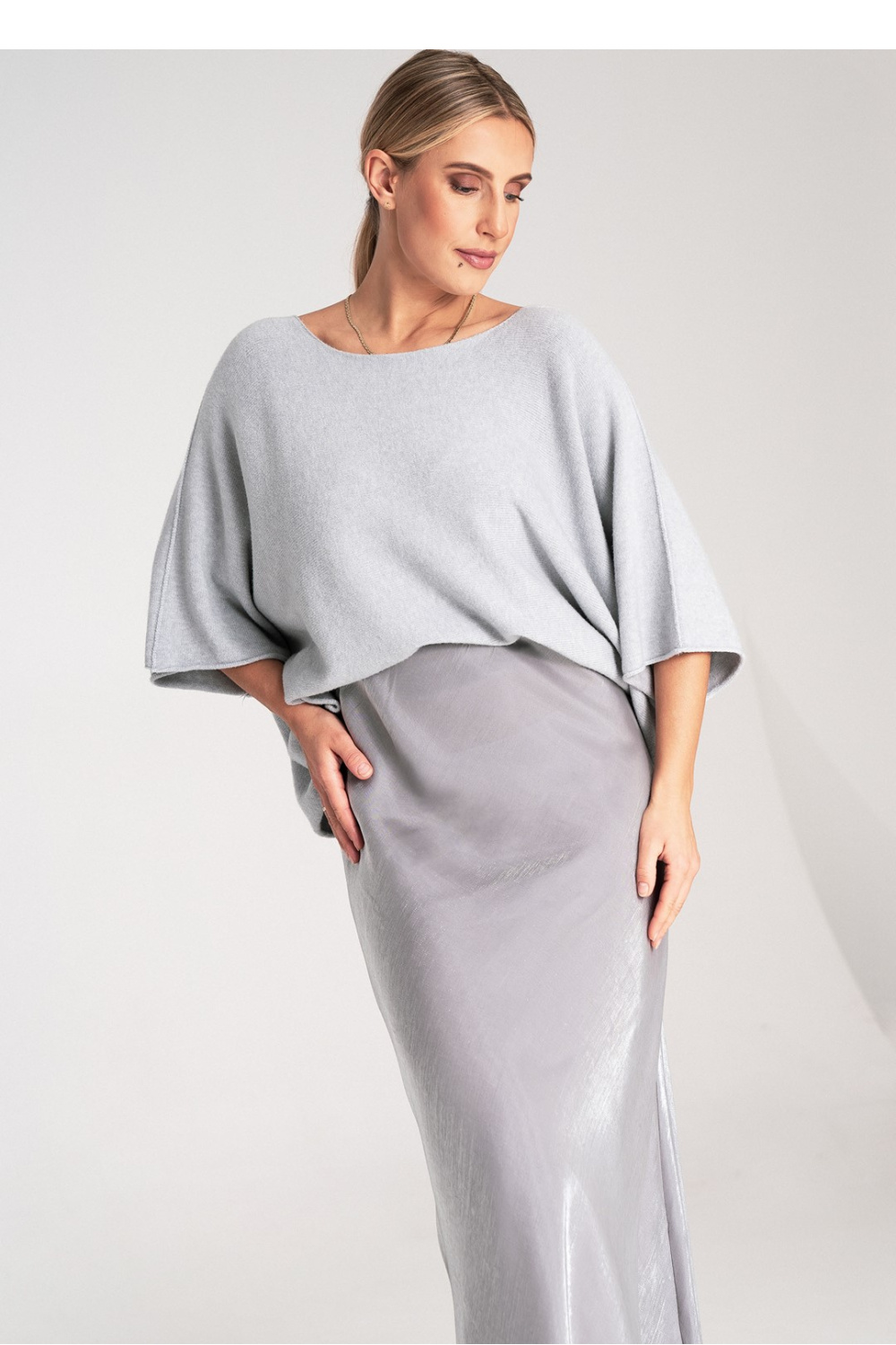 Sweter Damski Model M1102 Grey - Figl - obrazek 4